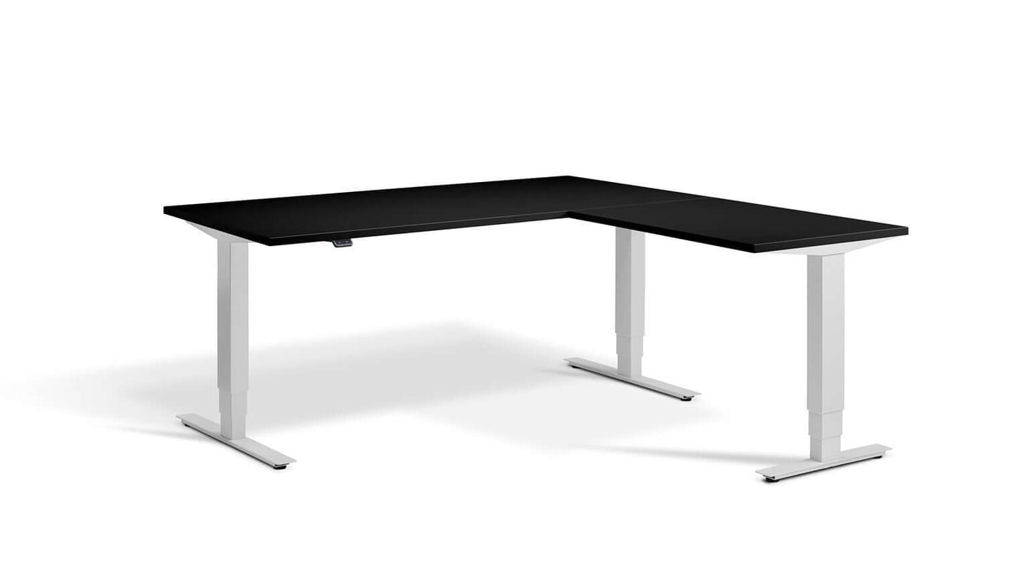 Advance Corner: Triple Motor Height Adjustable Desk - Premium Corner Standing Desk, 160kg Load, Tabletop 180 x 160cm