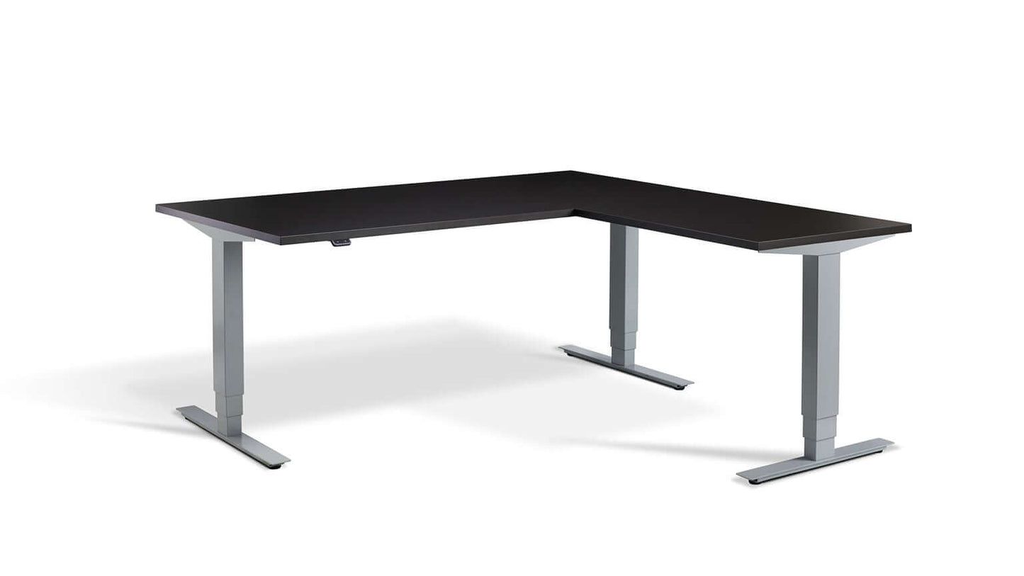 Advance Corner: Triple Motor Height Adjustable Desk - Premium Corner Standing Desk, 160kg Load, Tabletop 180 x 160cm