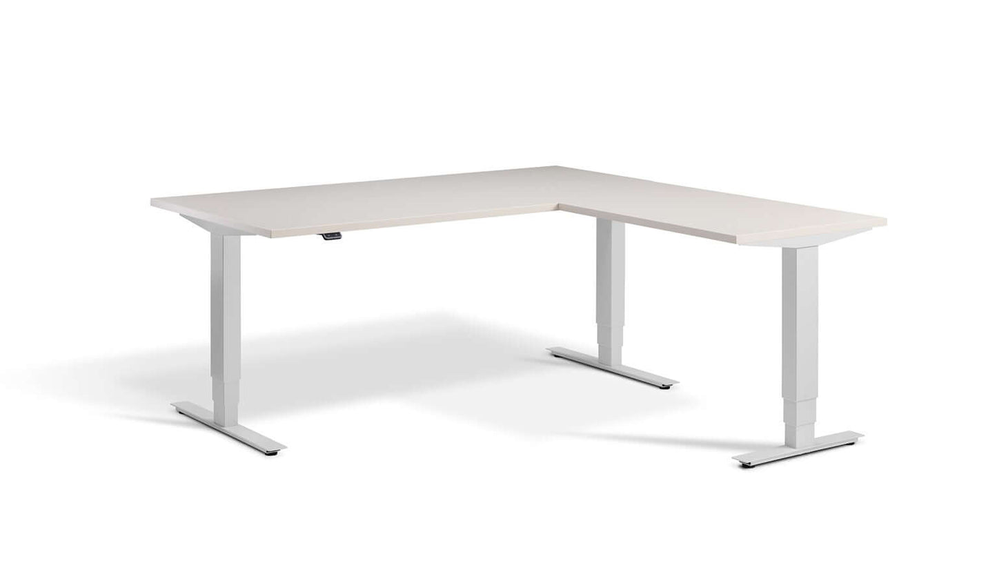 Advance Corner: Triple Motor Height Adjustable Desk - Premium Corner Standing Desk, 160kg Load, Tabletop 180 x 160cm