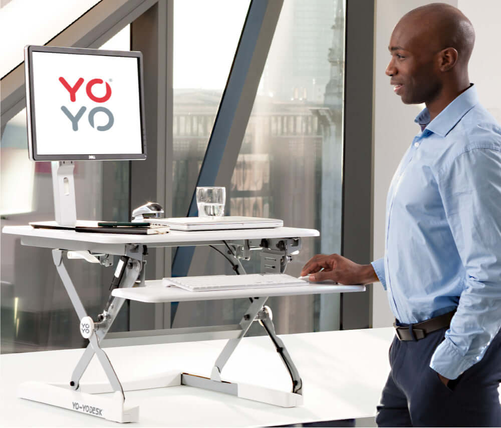 CLASSIC 70 Single Monitor Standing Desk Converter