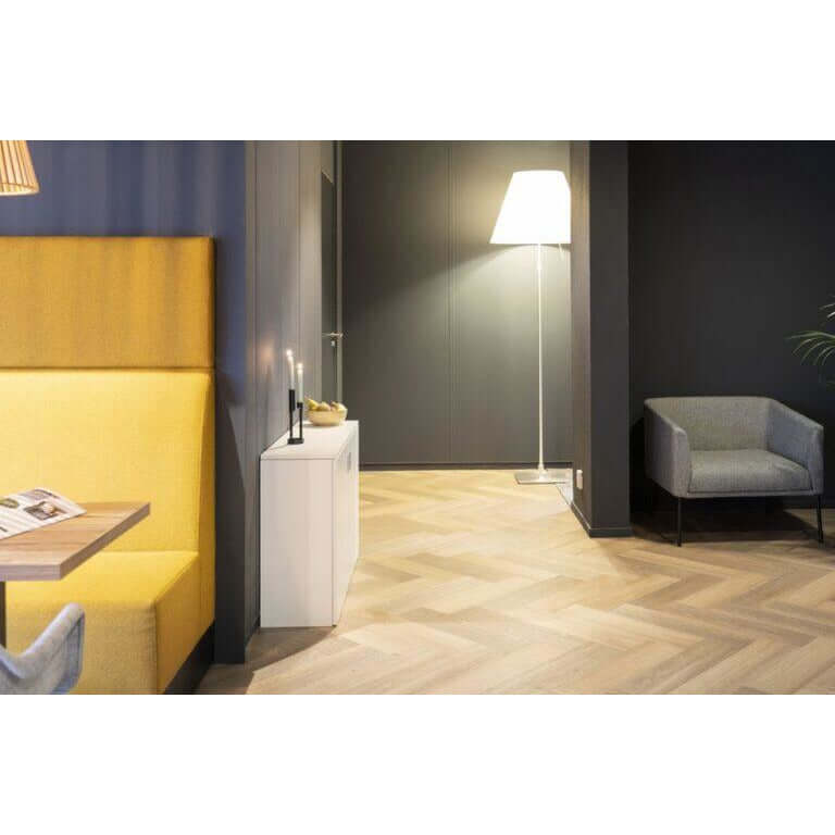 HomeFit Compact Cabinet to Standing Desk – Ergonomic Sit Stand Solution, Tabletop 95 cm x 80 cm