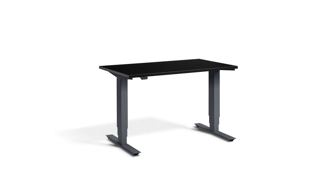 Mini: Compact Heavy-Duty Standing Desk with Dual Motors - Height Adjustable, Space-Saving, Tabletop 100 x 60cm