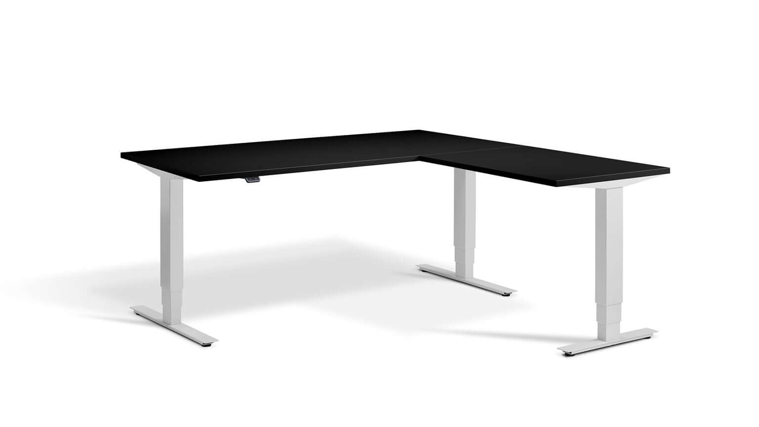 Advance Corner: Triple Motor Height Adjustable Desk - Premium Corner Standing Desk, 160kg Load, Tabletop 180 x 160cm