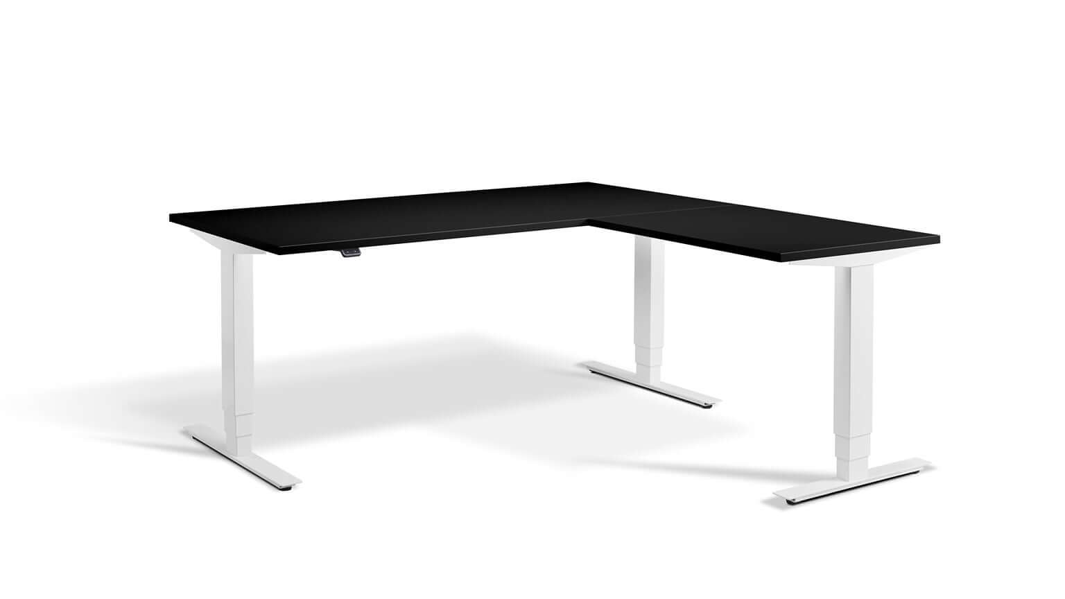 Advance Corner: Triple Motor Height Adjustable Desk - Premium Corner Standing Desk, 160kg Load, Tabletop 180 x 160cm