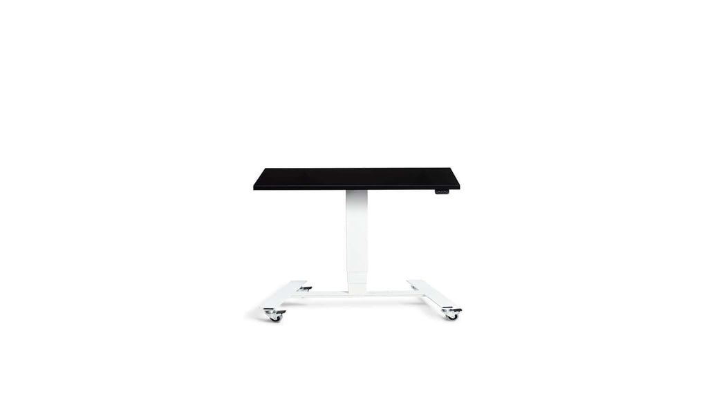 Flex: Ultra-Flexible Mobile Table - Adjustable Height, Single Leg Design, Tabletop 80 x 60 cm