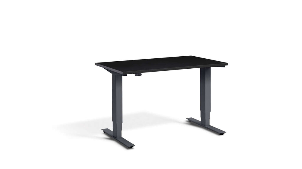 Mini: Compact Heavy-Duty Standing Desk with Dual Motors - Height Adjustable, Space-Saving, Tabletop 100 x 60cm
