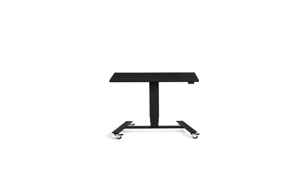 Flex: Ultra-Flexible Mobile Table - Adjustable Height, Single Leg Design, Tabletop 80 x 60 cm