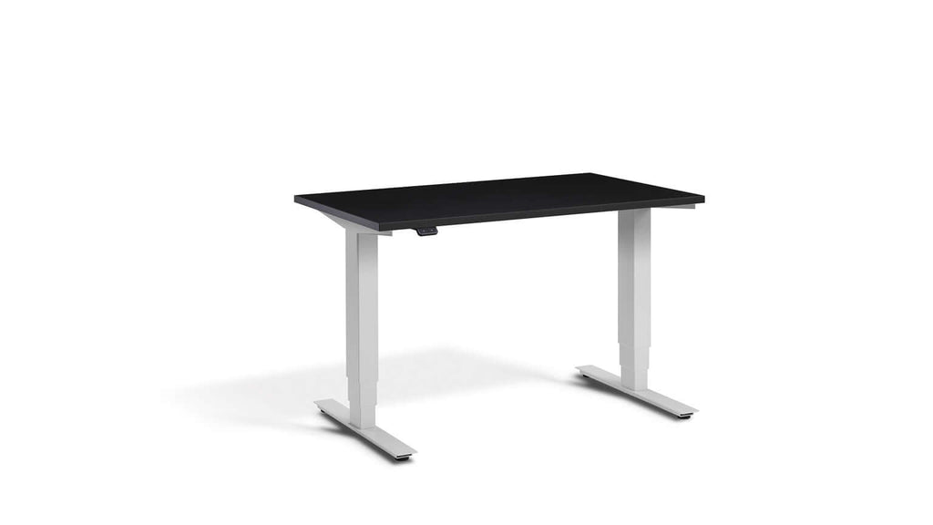 Mini: Compact Heavy-Duty Standing Desk with Dual Motors - Height Adjustable, Space-Saving, Tabletop 100 x 60cm