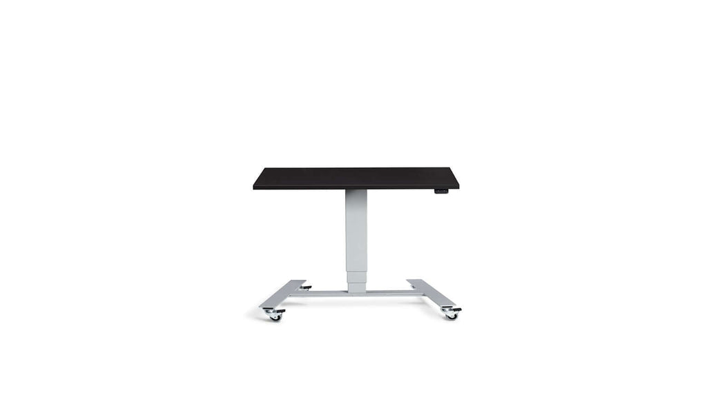 Flex: Ultra-Flexible Mobile Table - Adjustable Height, Single Leg Design, Tabletop 80 x 60 cm