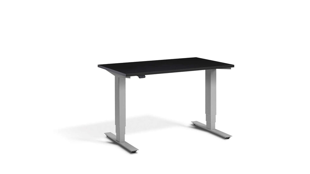 Mini: Compact Heavy-Duty Standing Desk with Dual Motors - Height Adjustable, Space-Saving, Tabletop 100 x 60cm