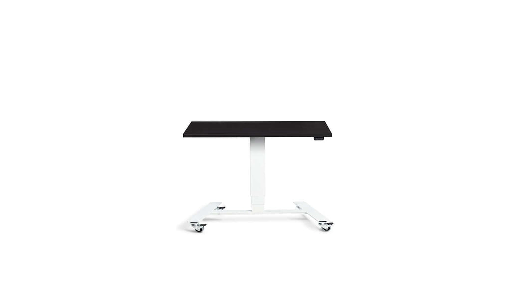 Flex: Ultra-Flexible Mobile Table - Adjustable Height, Single Leg Design, Tabletop 80 x 60 cm