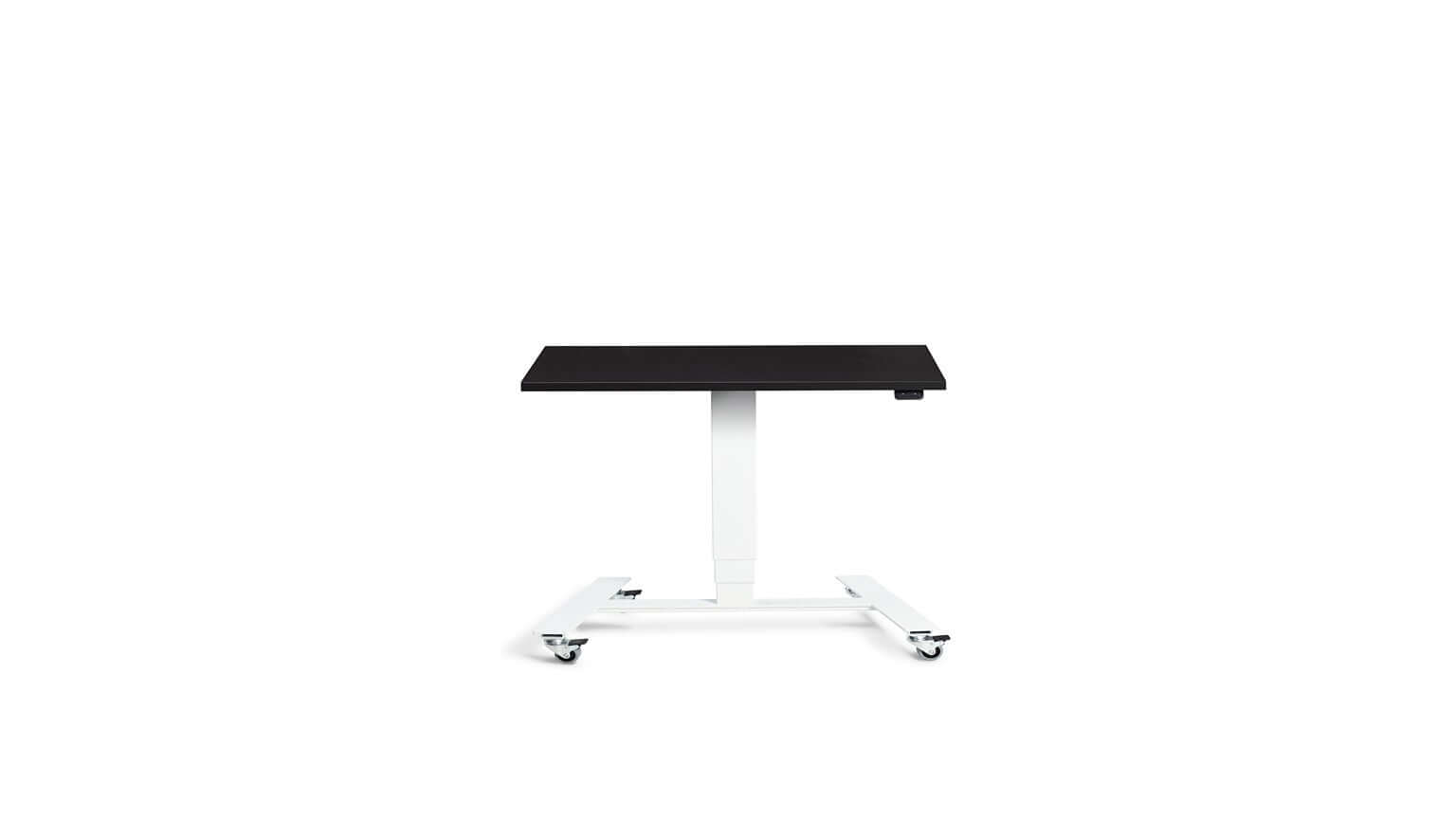 Flex: Ultra-Flexible Mobile Table - Adjustable Height, Single Leg Design, Tabletop 90 x 60 cm