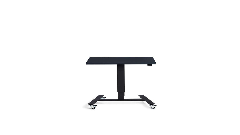 Flex: Ultra-Flexible Mobile Table - Adjustable Height, Single Leg Design, Tabletop 80 x 60 cm