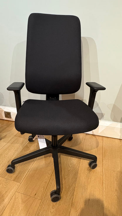 Viasit -  Prompt Too Task Chair, Best Comfortable Ergonomic Task Chair with wheels - Black / Off-White