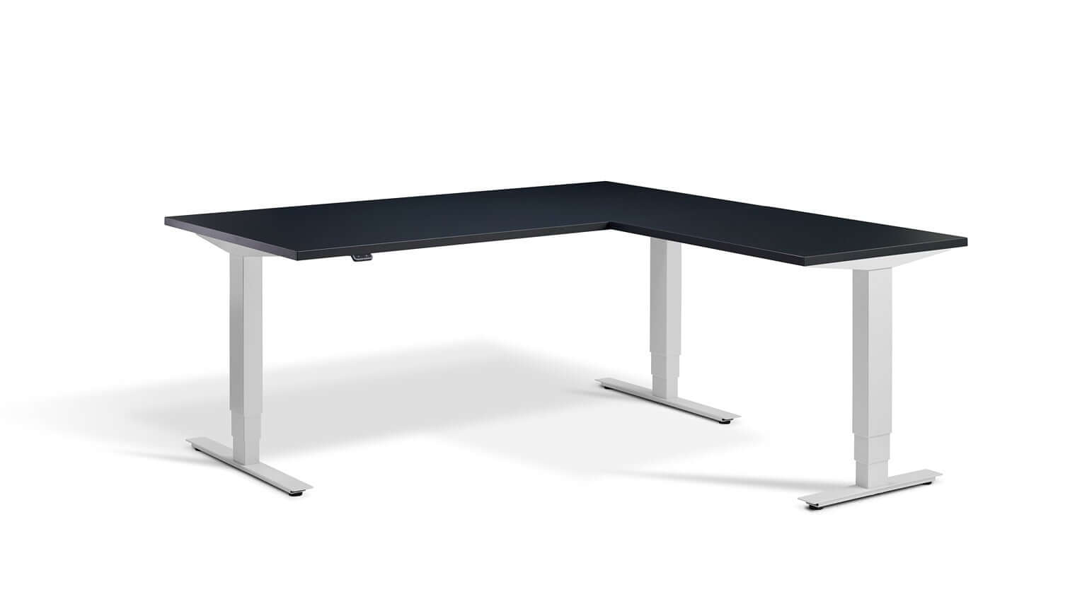 Advance Corner: Triple Motor Height Adjustable Desk - Premium Corner Standing Desk, 160kg Load, Tabletop 180 x 160cm
