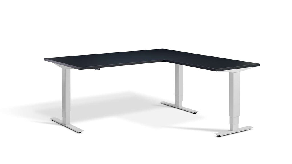 Advance Corner: Triple Motor Height Adjustable Desk - Premium Corner Standing Desk, 160kg Load, Tabletop 180 x 160cm