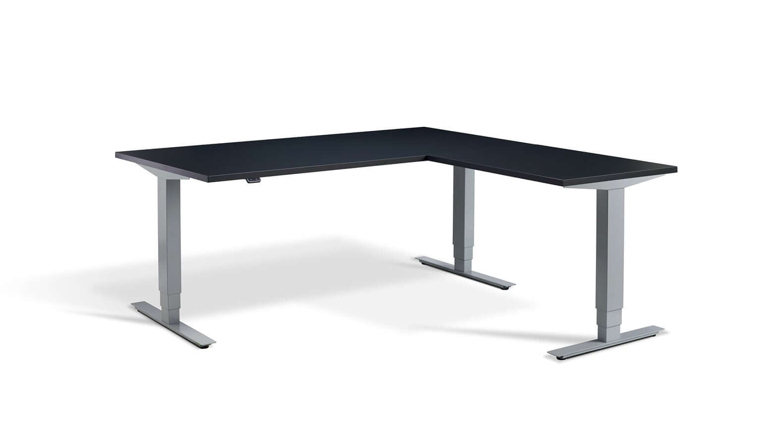 Advance Corner: Triple Motor Height Adjustable Desk - Premium Corner Standing Desk, 160kg Load, Tabletop 180 x 160cm