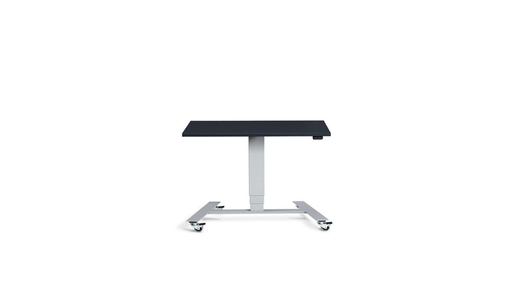 Flex: Ultra-Flexible Mobile Table - Adjustable Height, Single Leg Design, Tabletop 80 x 60 cm