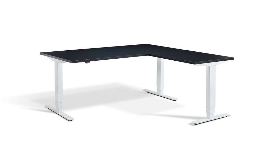Advance Corner: Triple Motor Height Adjustable Desk - Premium Corner Standing Desk, 160kg Load, Tabletop 180 x 160cm