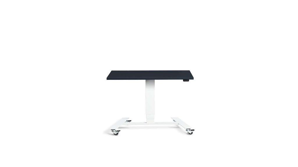 Flex: Ultra-Flexible Mobile Table - Adjustable Height, Single Leg Design, Tabletop 80 x 60 cm
