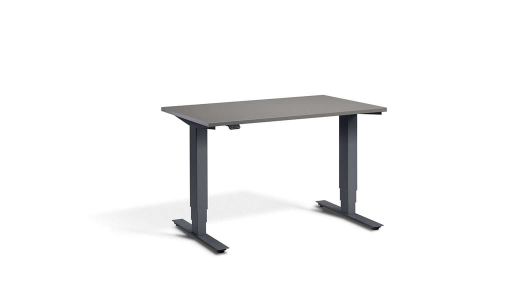 Mini: Compact Heavy-Duty Standing Desk with Dual Motors - Height Adjustable, Space-Saving, Tabletop 100 x 60cm