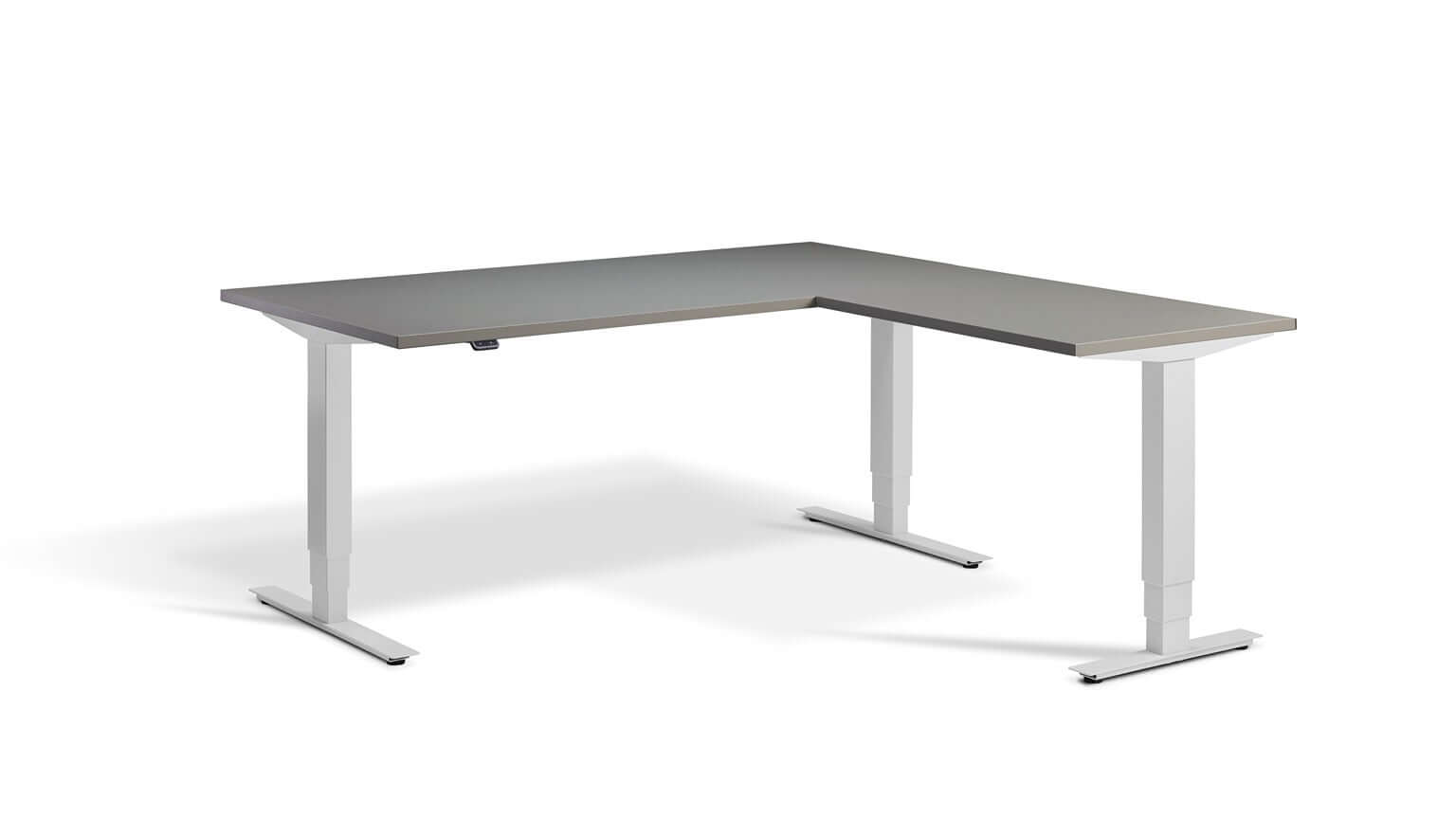 Advance Corner: Triple Motor Height Adjustable Desk - Premium Corner Standing Desk, 160kg Load, Tabletop 180 x 160cm