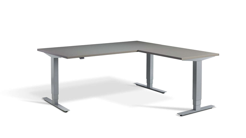 Advance Corner: Triple Motor Height Adjustable Desk - Premium Corner Standing Desk, 160kg Load, Tabletop 180 x 160cm