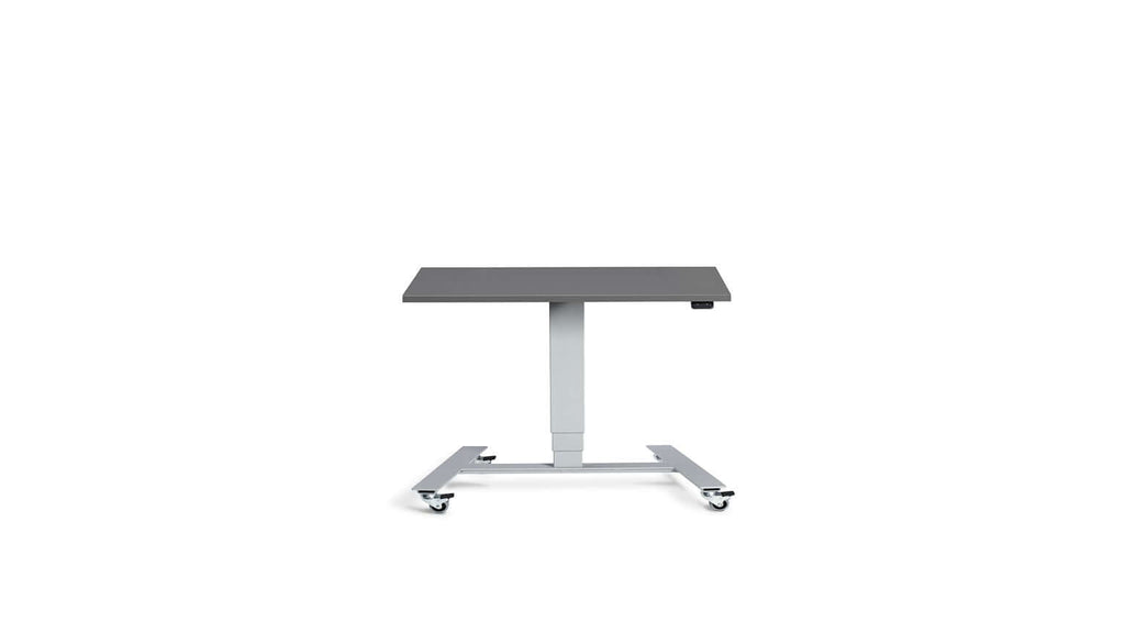 Flex: Ultra-Flexible Mobile Table - Adjustable Height, Single Leg Design, Tabletop 80 x 60 cm