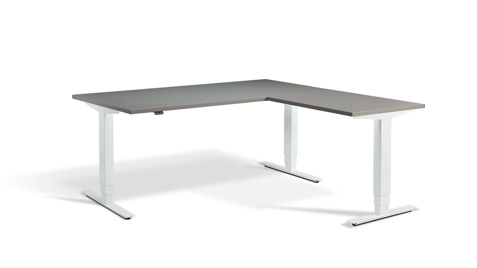 Advance Corner: Triple Motor Height Adjustable Desk - Premium Corner Standing Desk, 160kg Load, Tabletop 180 x 160cm