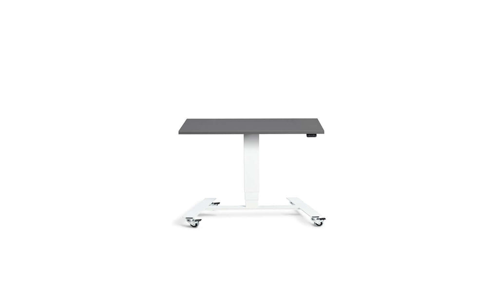 Flex: Ultra-Flexible Mobile Table - Adjustable Height, Single Leg Design, Tabletop 80 x 60 cm