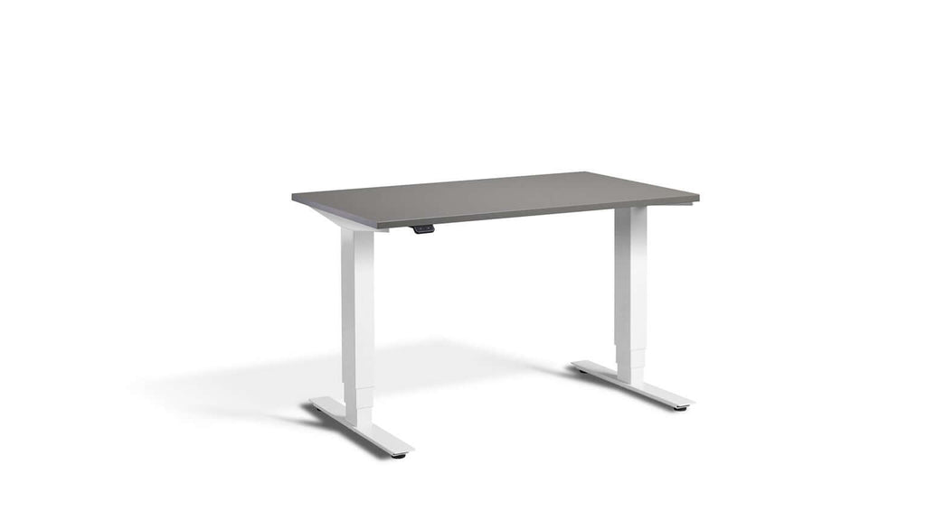 Mini: Compact Heavy-Duty Standing Desk with Dual Motors - Height Adjustable, Space-Saving, Tabletop 100 x 60cm