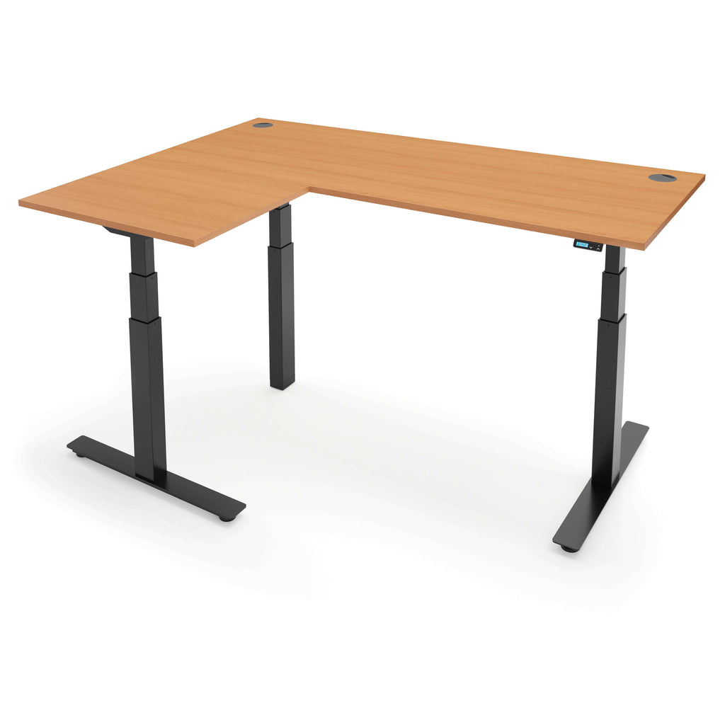 Smart Standing Desk- iLohas Active 3+ L-Shaped Corner Triple