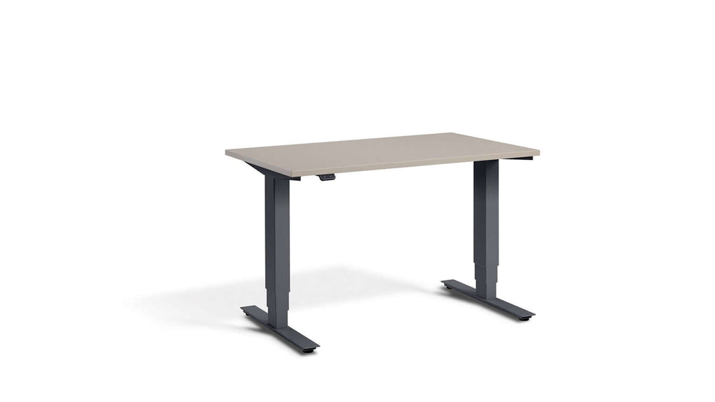 Mini: Compact Heavy-Duty Standing Desk with Dual Motors - Height Adjustable, Space-Saving, Tabletop 100 x 60cm