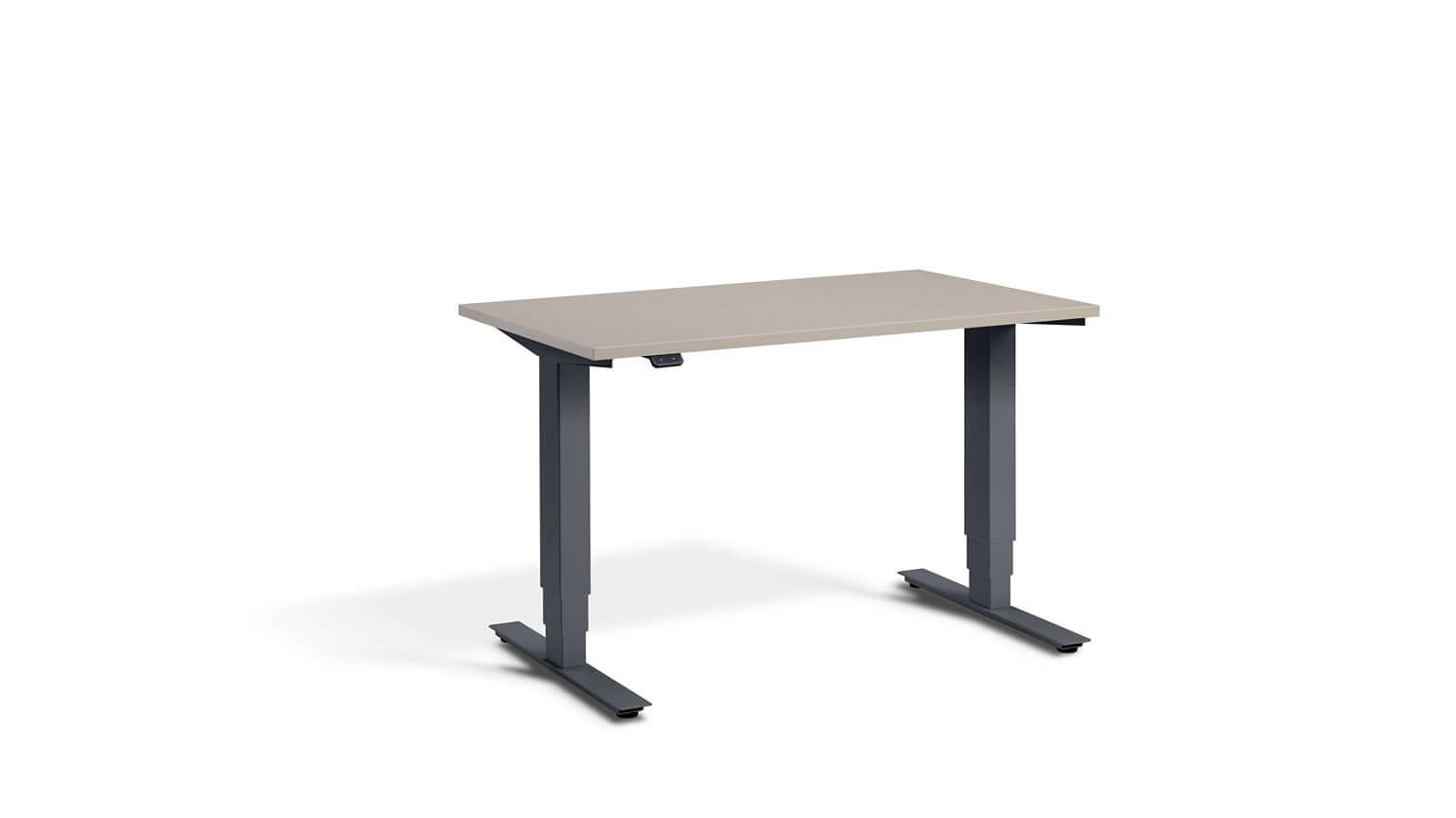 Mini: Compact Heavy-Duty Standing Desk with Dual Motors - Height Adjustable, Space-Saving, Tabletop 100 x 60cm