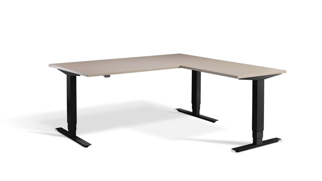 Advance Corner: Triple Motor Height Adjustable Desk - Premium Corner Standing Desk, 160kg Load, Tabletop 180 x 160cm