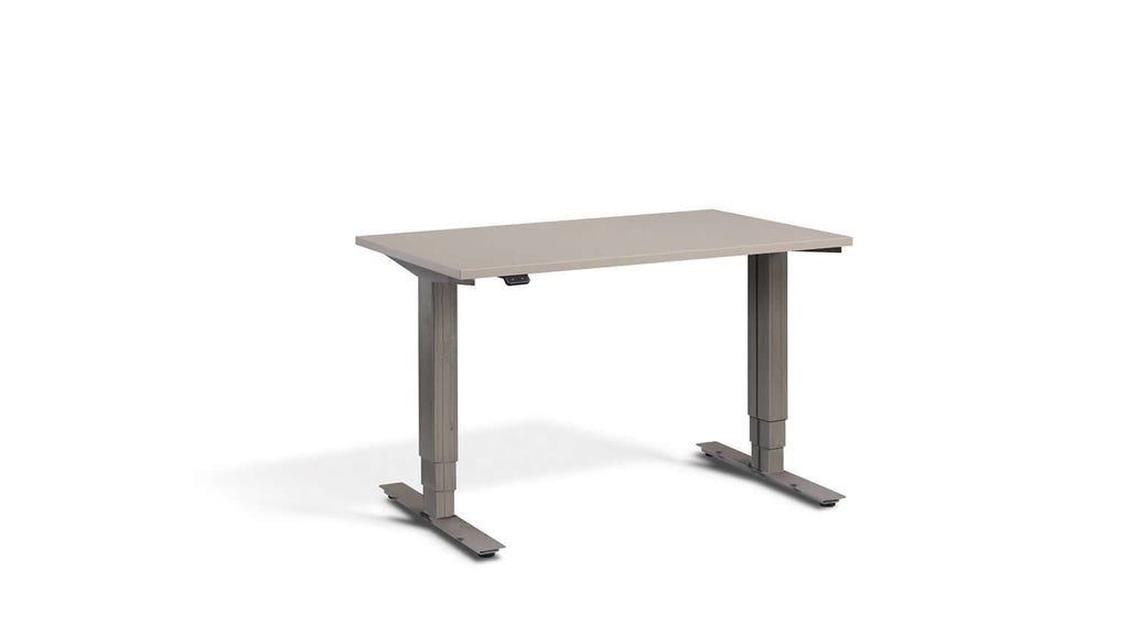 Mini: Compact Heavy-Duty Standing Desk with Dual Motors - Height Adjustable, Space-Saving, Tabletop 100 x 60cm