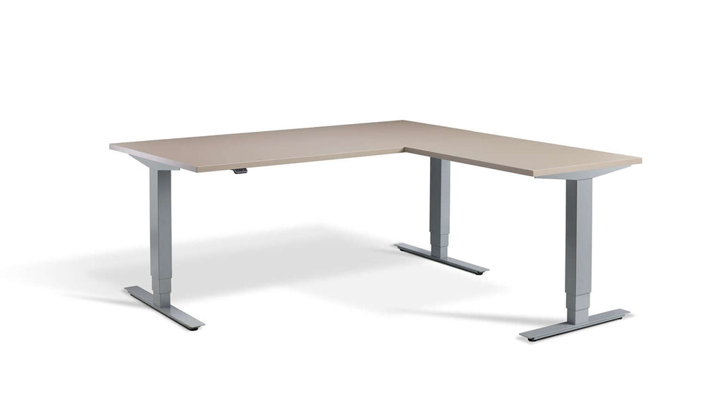 Advance Corner: Triple Motor Height Adjustable Desk - Premium Corner Standing Desk, 160kg Load, Tabletop 180 x 160cm