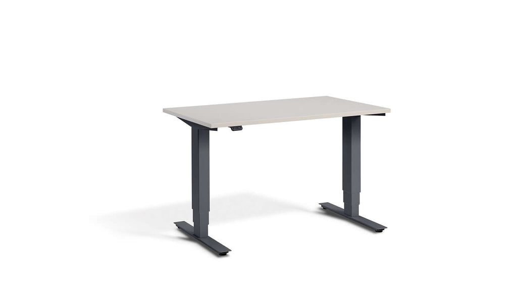 Mini: Compact Heavy-Duty Standing Desk with Dual Motors - Height Adjustable, Space-Saving, Tabletop 100 x 60cm