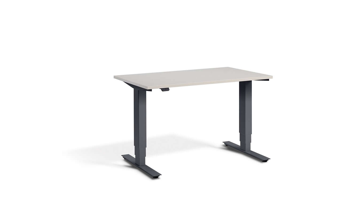 Mini: Compact Heavy-Duty Standing Desk with Dual Motors - Height Adjustable, Space-Saving, Tabletop 100 x 60cm