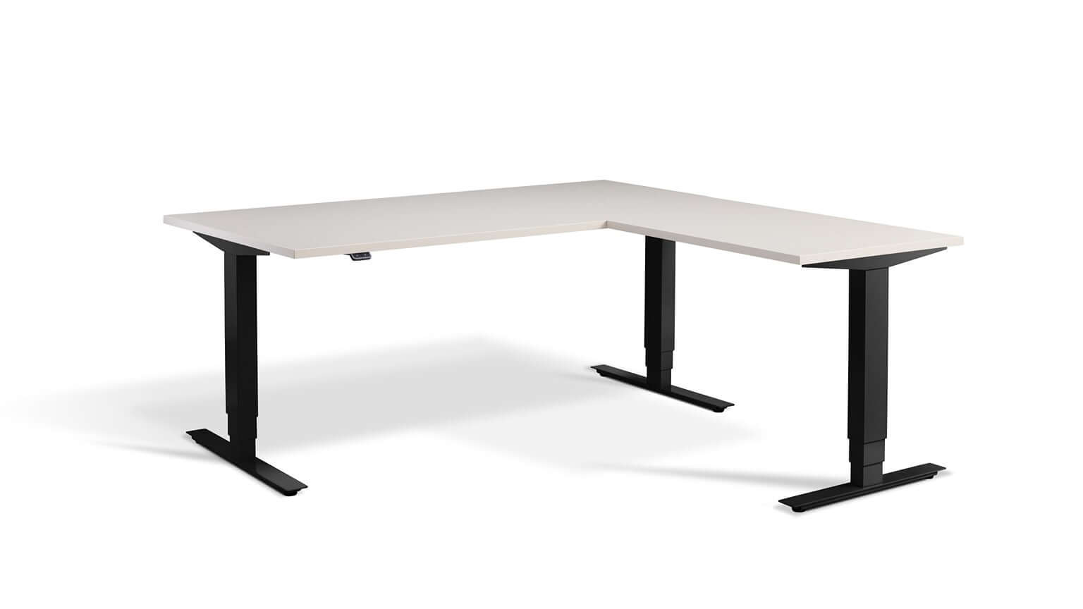 Advance Corner: Triple Motor Height Adjustable Desk - Premium Corner Standing Desk, 160kg Load, Tabletop 180 x 160cm