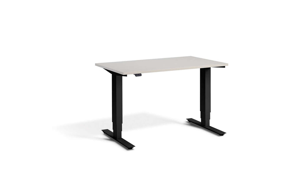 Mini: Compact Heavy-Duty Standing Desk with Dual Motors - Height Adjustable, Space-Saving, Tabletop 100 x 60cm