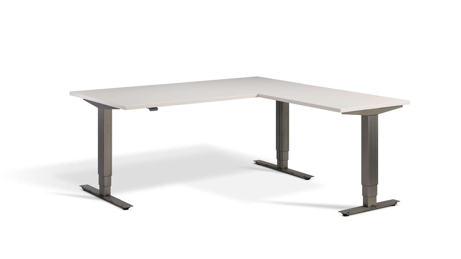Advance Corner: Triple Motor Height Adjustable Desk - Premium Corner Standing Desk, 160kg Load, Tabletop 180 x 160cm