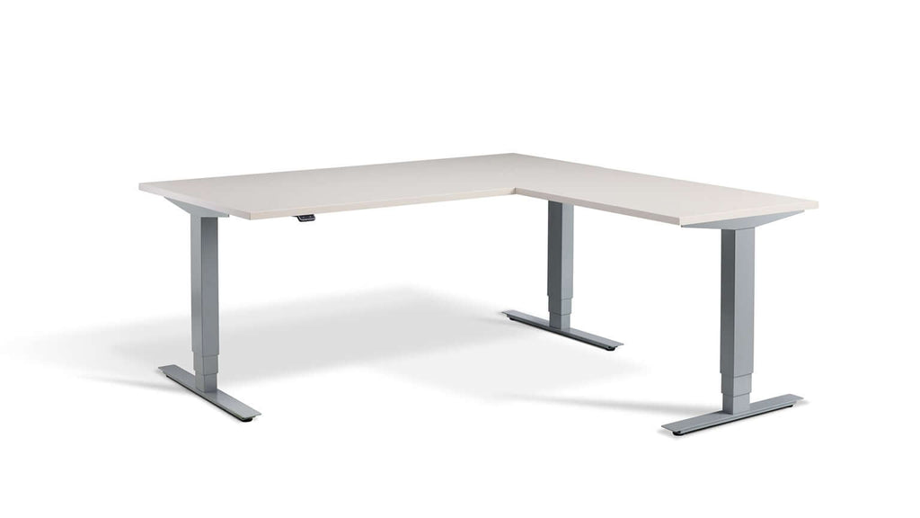 Advance Corner: Triple Motor Height Adjustable Desk - Premium Corner Standing Desk, 160kg Load, Tabletop 180 x 160cm
