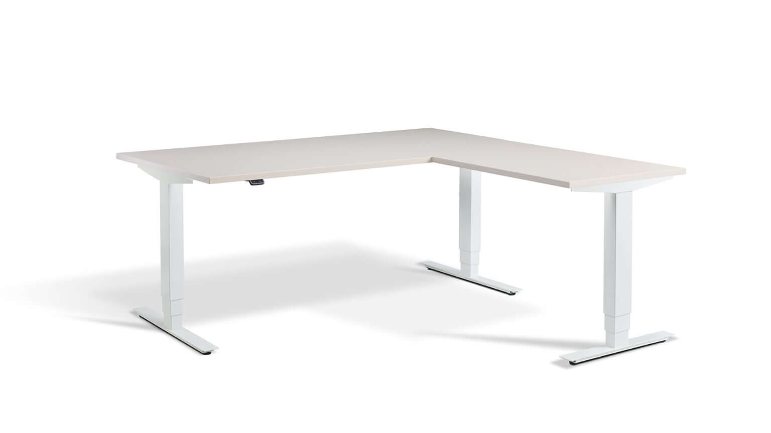 Advance Corner: Triple Motor Height Adjustable Desk - Premium Corner Standing Desk, 160kg Load, Tabletop 180 x 160cm