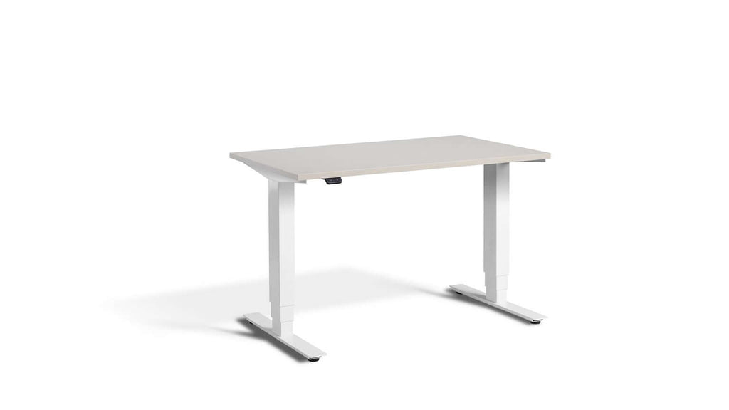 Mini: Compact Heavy-Duty Standing Desk with Dual Motors - Height Adjustable, Space-Saving, Tabletop 100 x 60cm