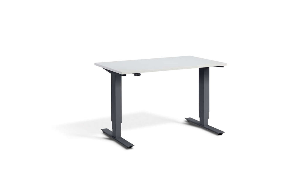 Mini: Compact Heavy-Duty Standing Desk with Dual Motors - Height Adjustable, Space-Saving, Tabletop 100 x 60cm