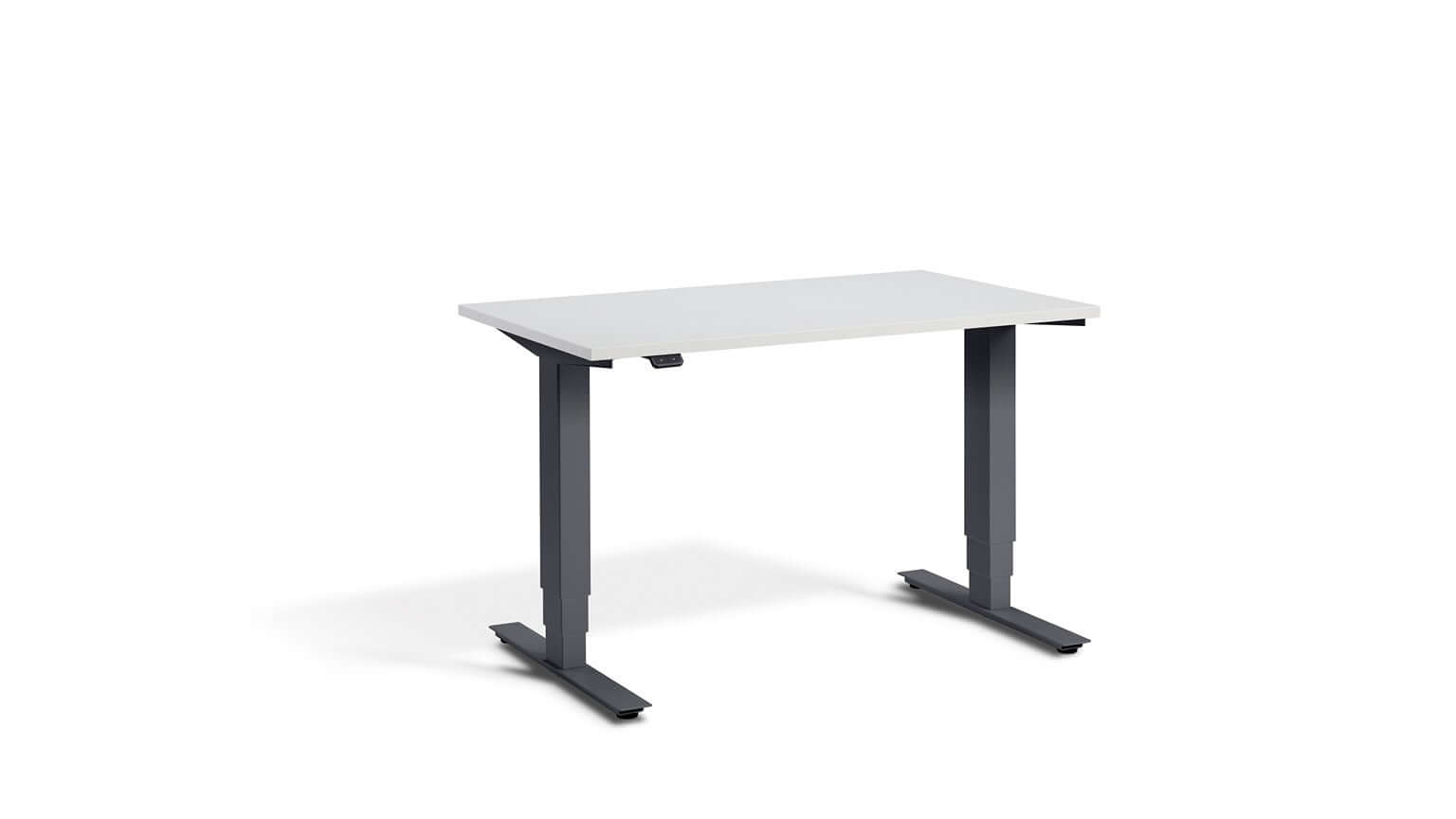 Mini: Compact Heavy-Duty Standing Desk with Dual Motors - Height Adjustable, Space-Saving, Tabletop 100 x 60cm