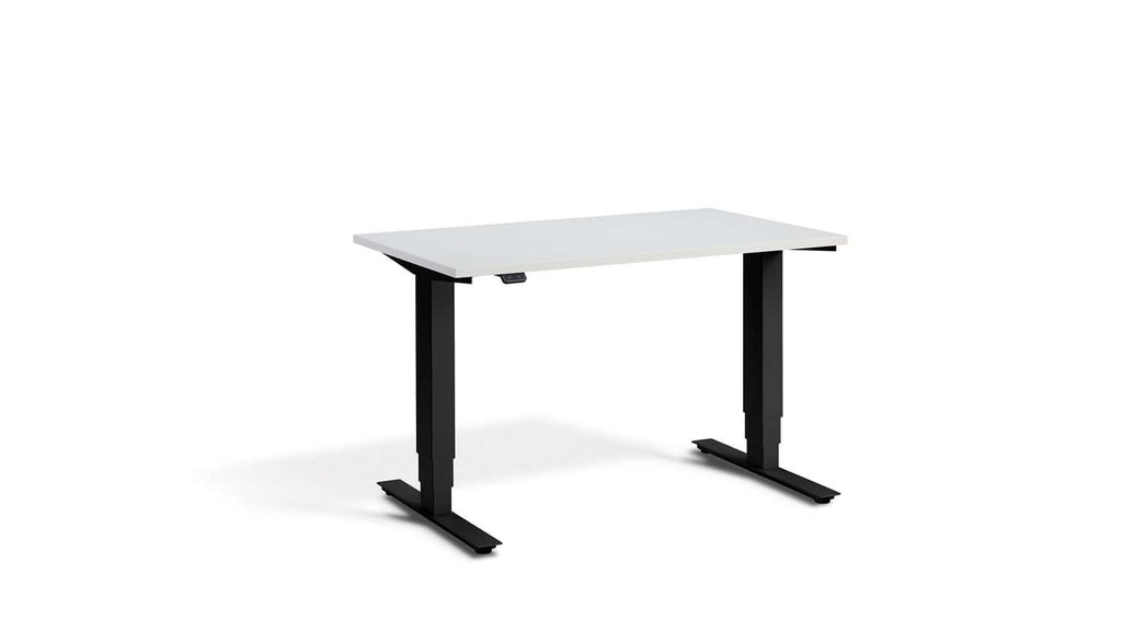 Mini: Compact Heavy-Duty Standing Desk with Dual Motors - Height Adjustable, Space-Saving, Tabletop 100 x 60cm