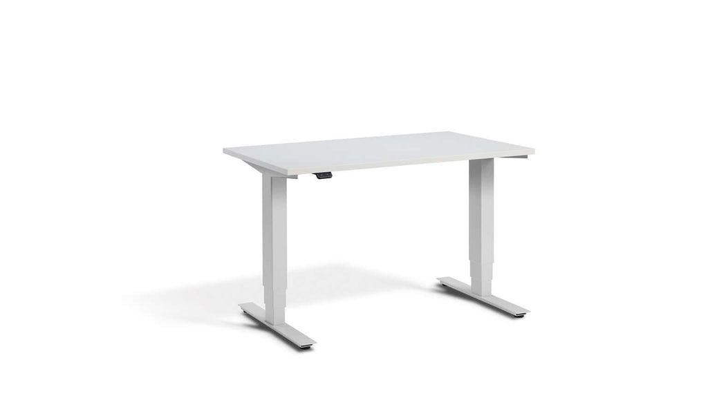 Mini: Compact Heavy-Duty Standing Desk with Dual Motors - Height Adjustable, Space-Saving, Tabletop 100 x 60cm