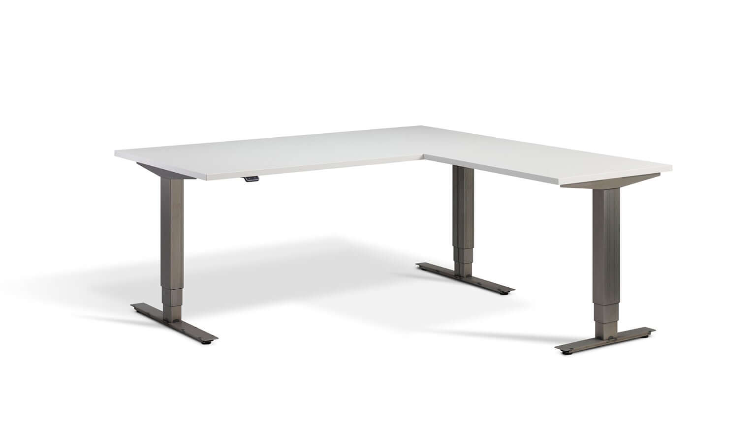 Advance Corner: Triple Motor Height Adjustable Desk - Premium Corner Standing Desk, 160kg Load, Tabletop 180 x 160cm